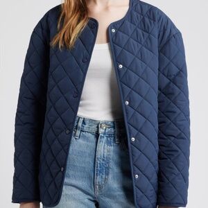 NWT Thread and supply quilted puffer jacket